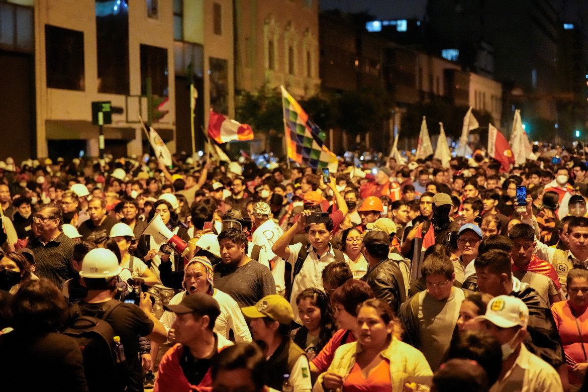 Protestas en Perú. Foto: Reuters.