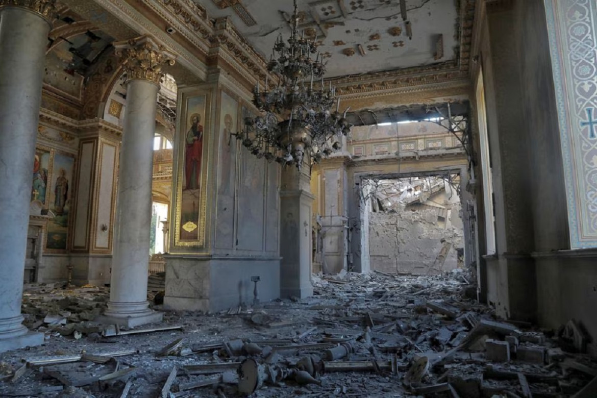 Bombardeo a la ciudad ucraniana de Odesa. Foto: Reuters