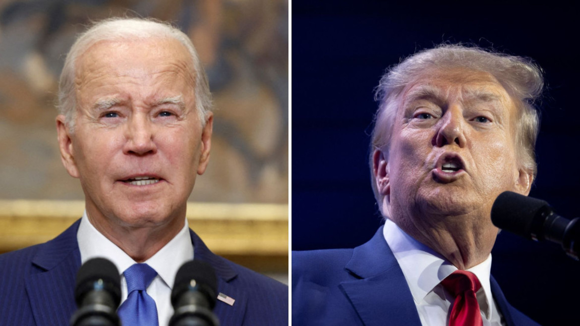 Joe Biden versus Donald Trump. Foto: Reuters.