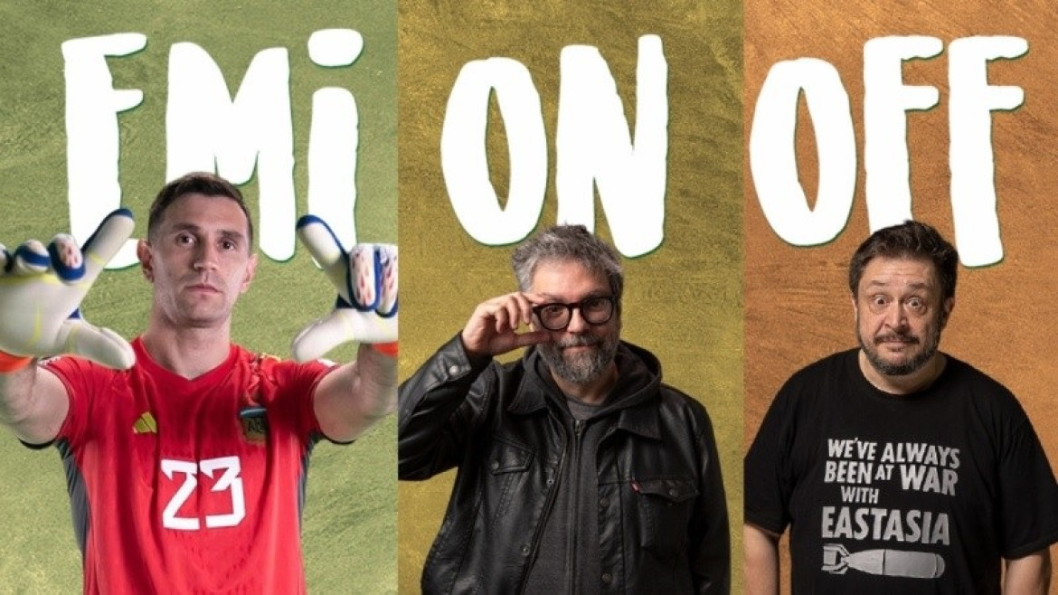 "Emi On Off", la película animada del "Dibu" Martínez será dibujada por Liniers y escrita por Hernán Casciari. Foto: Instagram.