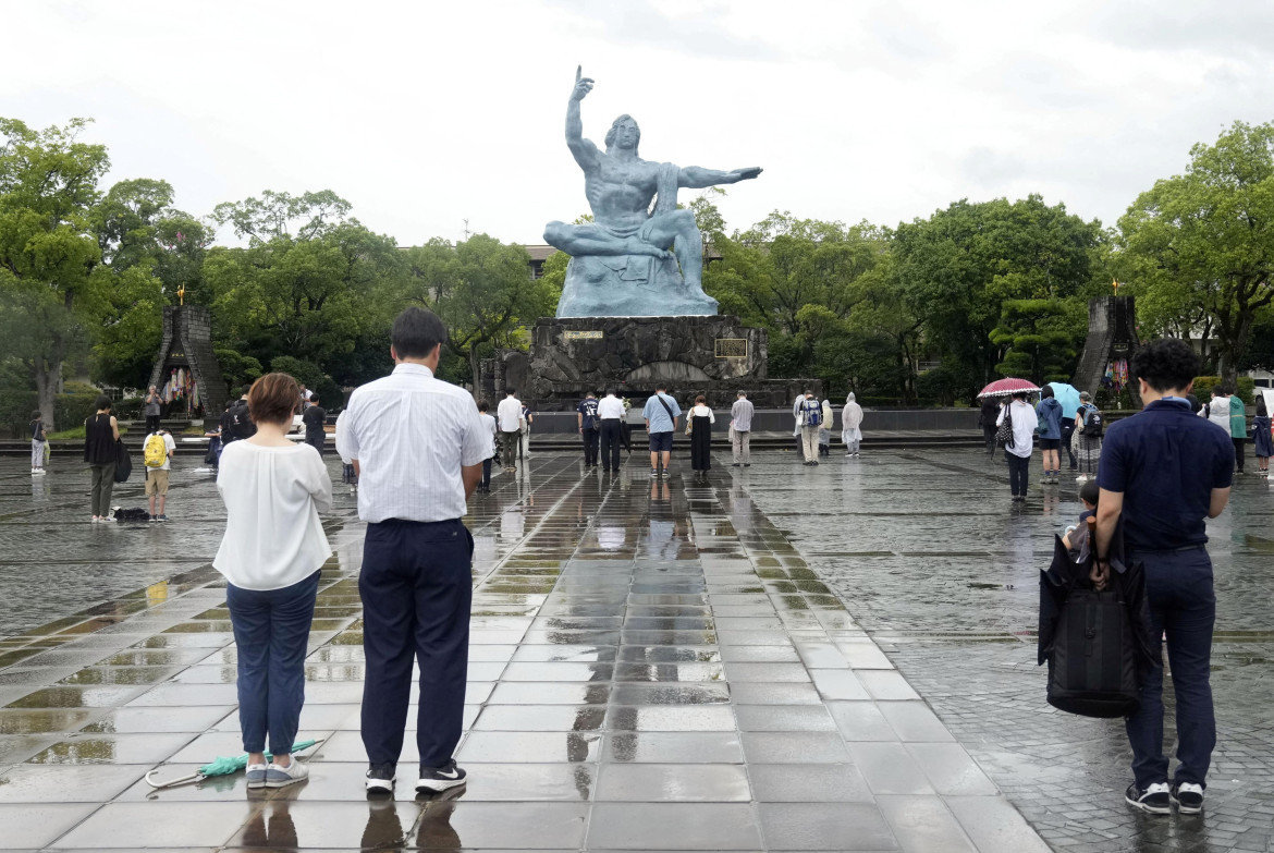 Plaza de memoria en Nagasaki, Japón. Foto: Reuters.