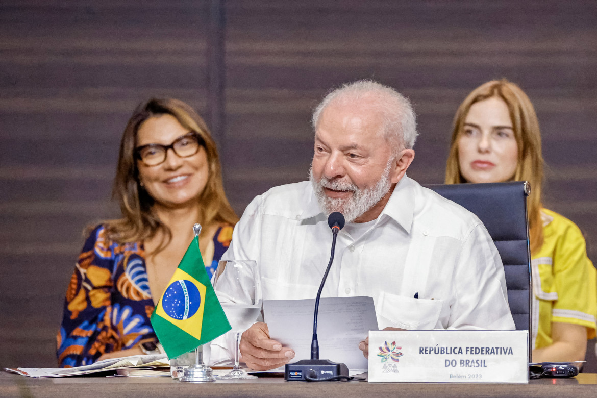 Lula da Silva en la cumbre de la Amazonia. Foto: Reuters.