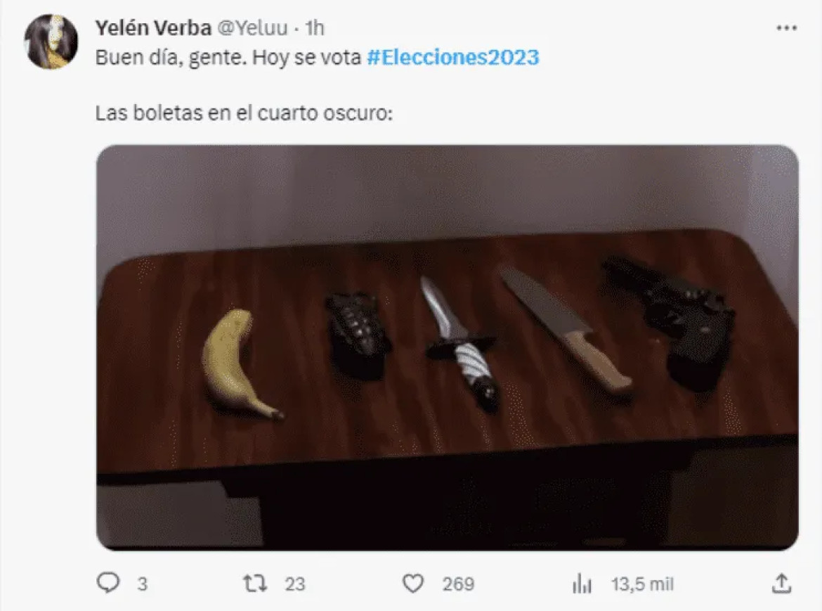 Memes por las Elecciones PASO 2023. Foto: Twitter.