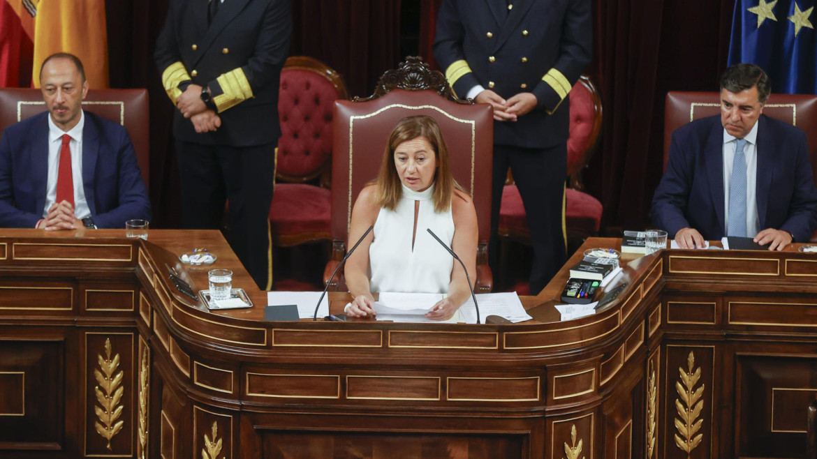 Francina Armengol, presidenta del Congreso español. Foto: EFE.