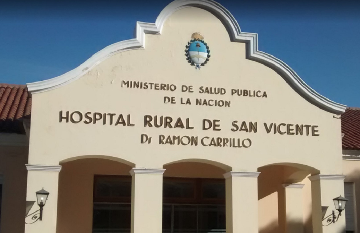 Hospital Ramón Carrillo donde está internado en niño. Foto: Google Maps.