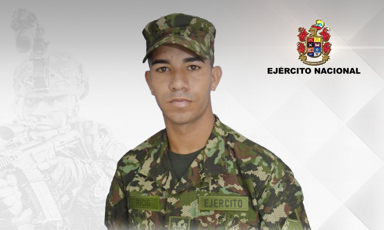 Ariel Oswaldo Ríos Vinasco fue secuestrado por el ELN. Foto: Ejército de Colombia.