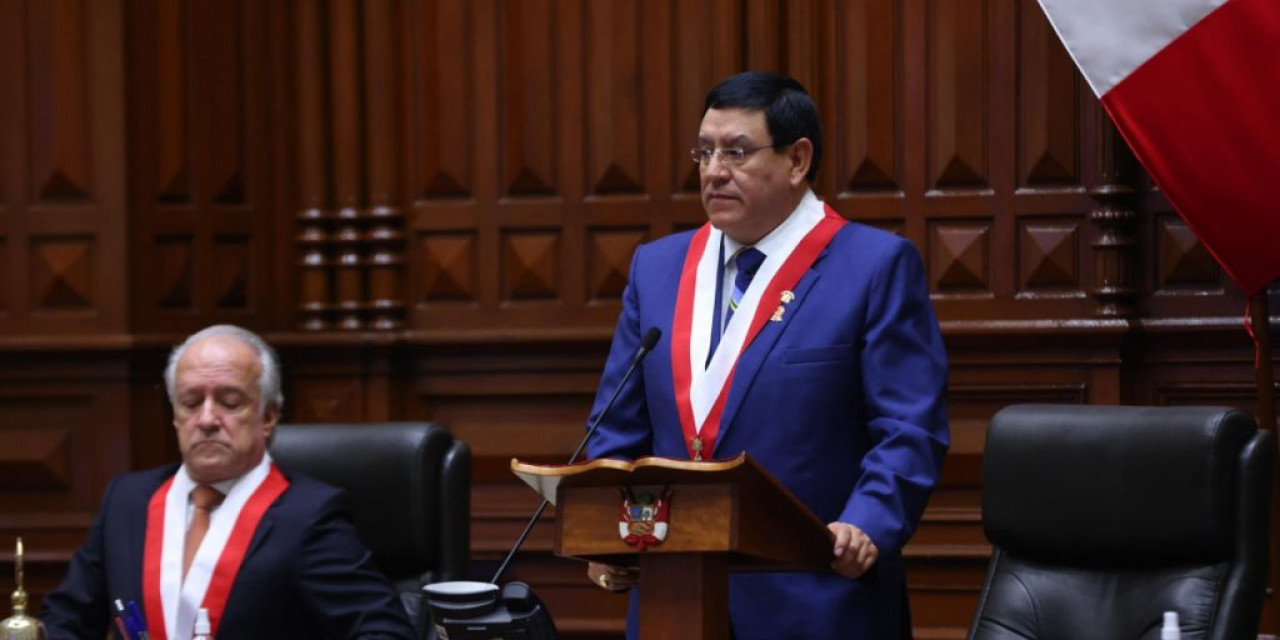 Alejandro Soto, presidente del Congreso de Perú. Foto: EFE