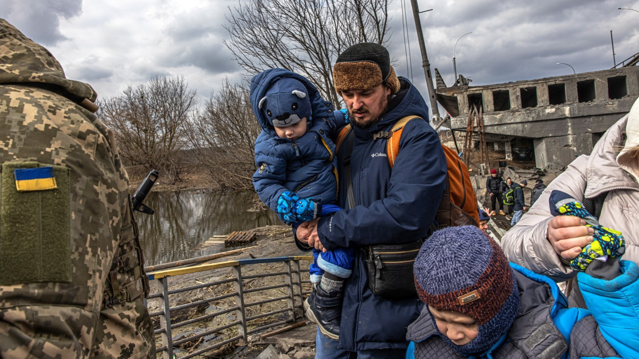 Niños ucranianos. Foto: EFE