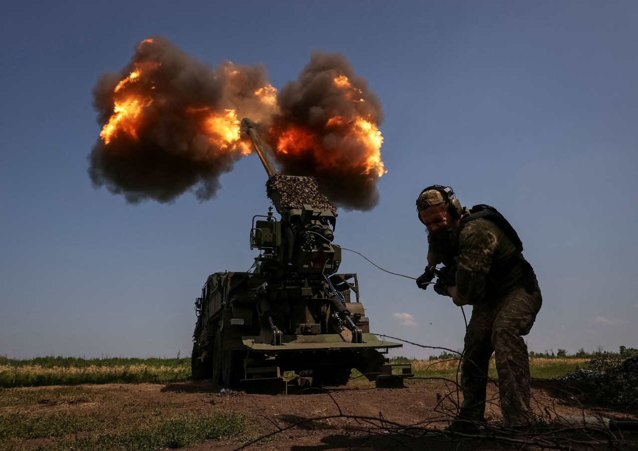 Guerra entre Rusia y Ucrania, división blindada ucraniana. Foto: Reuters.