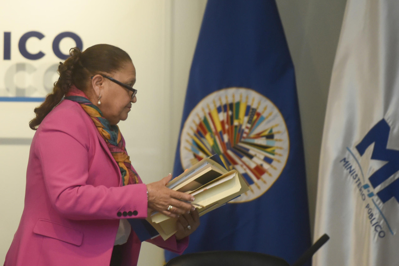 Consuelo Porras Argueta, la fiscal general y jefa del Ministerio Público de Guatemala. Foto: EFE.