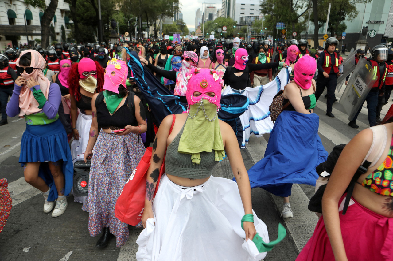 Marcha por el aborto legal en México. Foto: REUTERS.