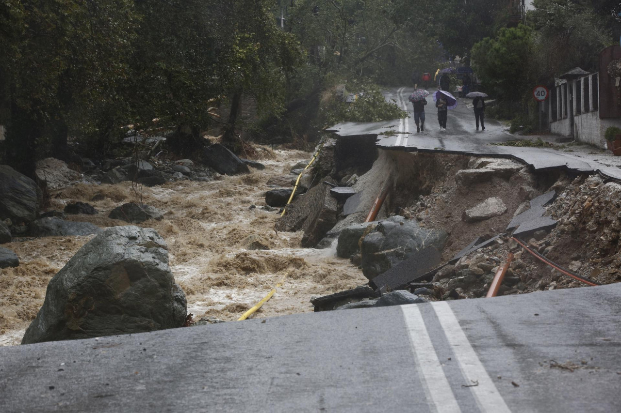 Inundaciones en Grecia. Foto: EFE