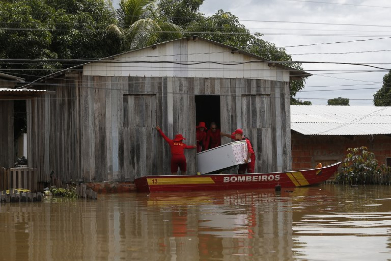 Ciclón en Brasil. Foto: NA.