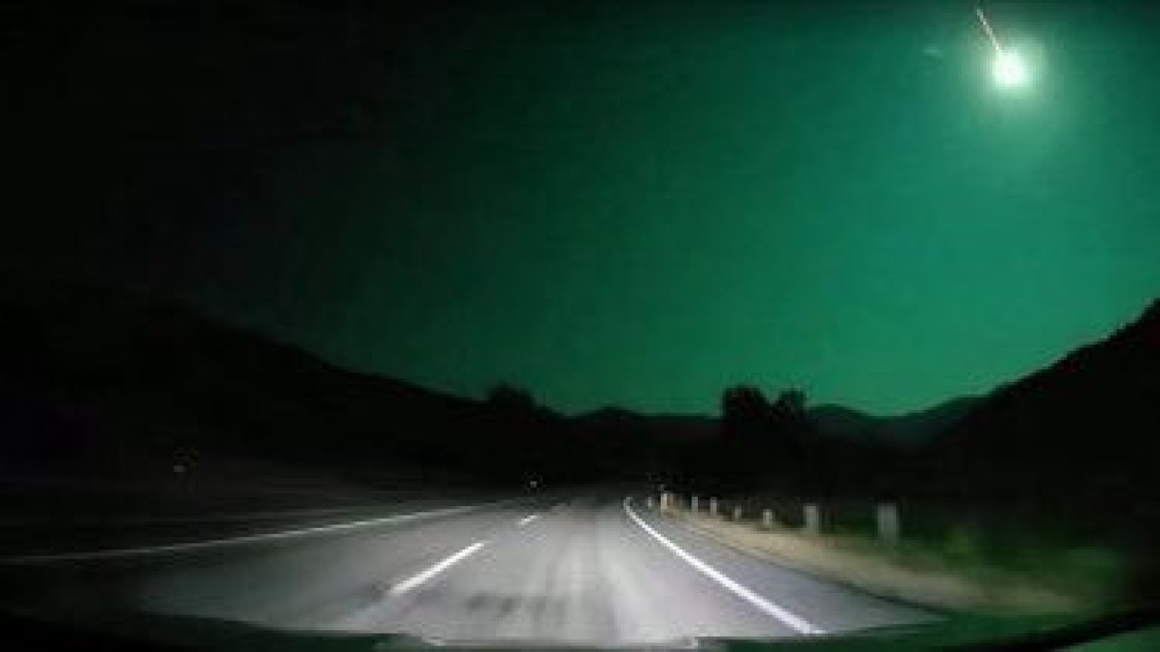 Luz en la noche de Bariloche.