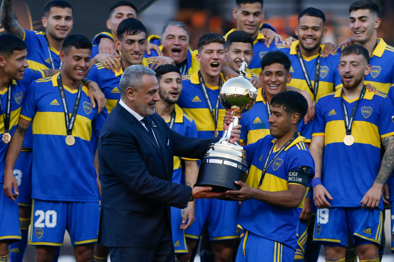 Boca se coronó campeón de la Copa Libertadores Sub 20. Foto: X @LibertadoresU20.