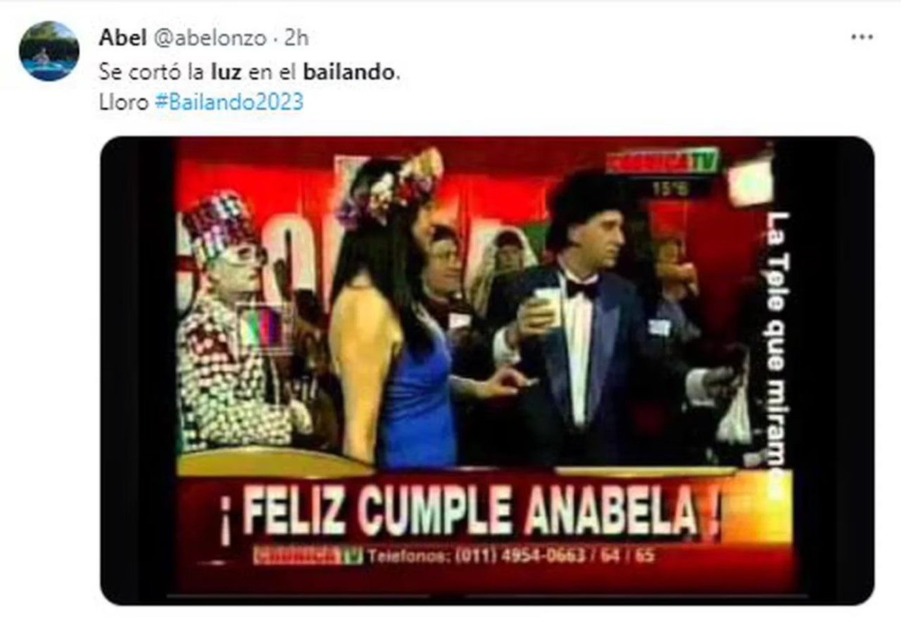 Memes por el Bailando 2023. Foto: Twitter.