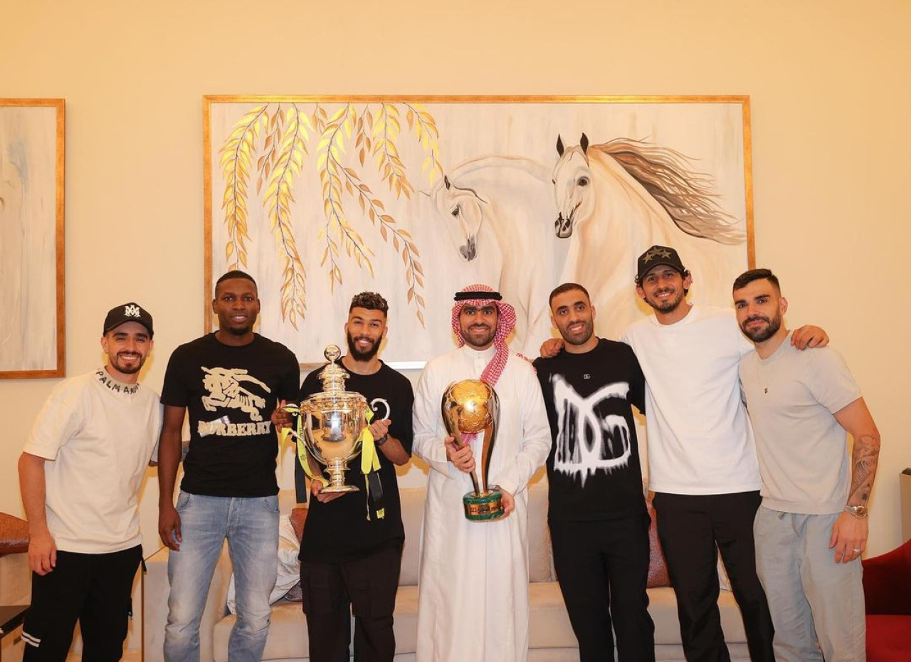 Al Ittihad, último campeón de la liga y la supercopa. Foto: Instagram @ittihadclub..sa