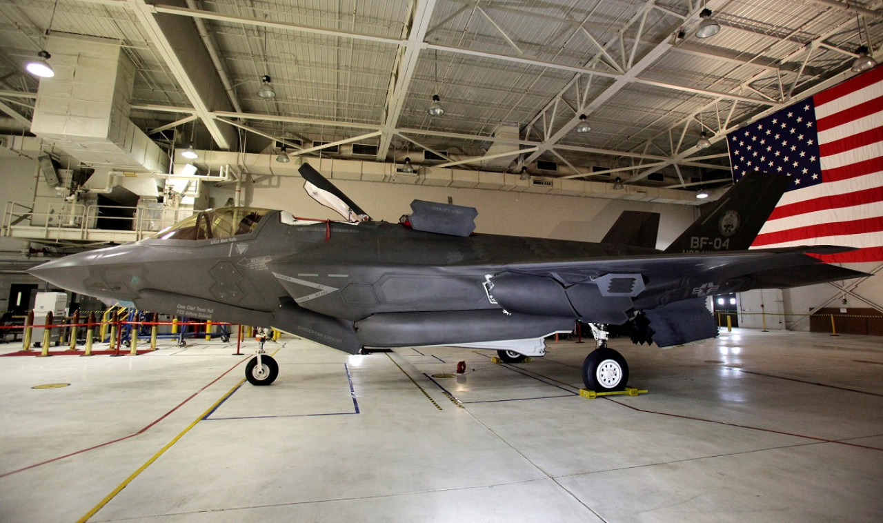 El avión de caza F-35 que buscan las autoridades militares de Estados Unidos. Foto: Reuters.
