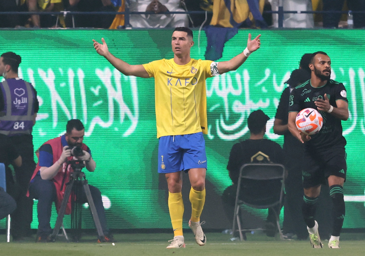 Cristiano Ronaldo en el Al Nassr. Foto: REUTERS.