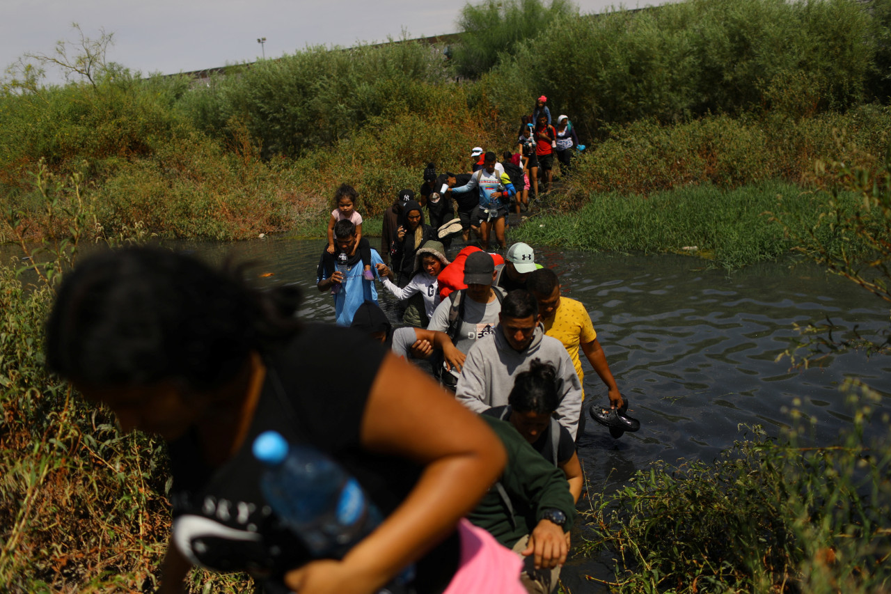 Migrantes en Ciudad Juárez. Foto: Reuters.