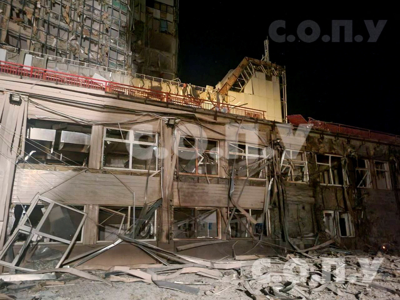 Ataque en Odesa. Foto: Reuters.