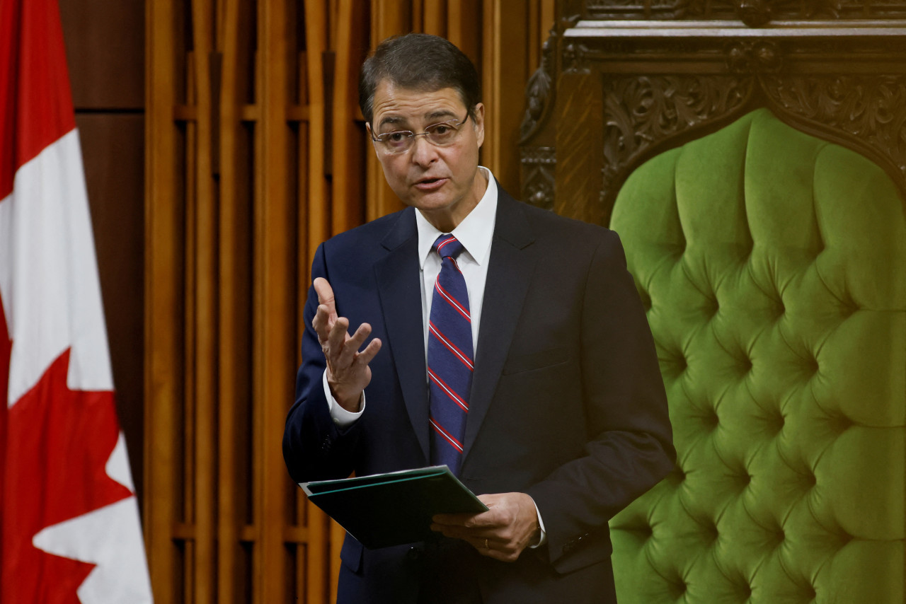 Anthony Rota, presidente del Parlamento canadiense. Foto: Reuters
