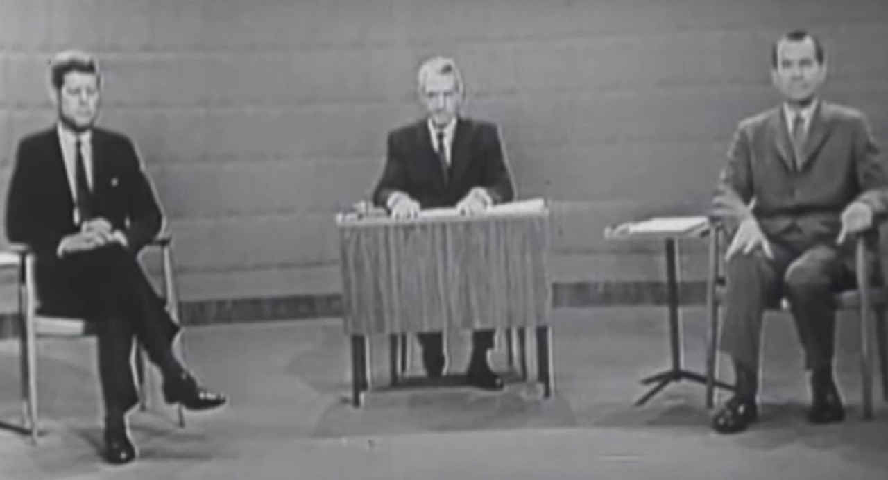 Debate Kennedy-Nixon. Foto: Captura de pantalla.