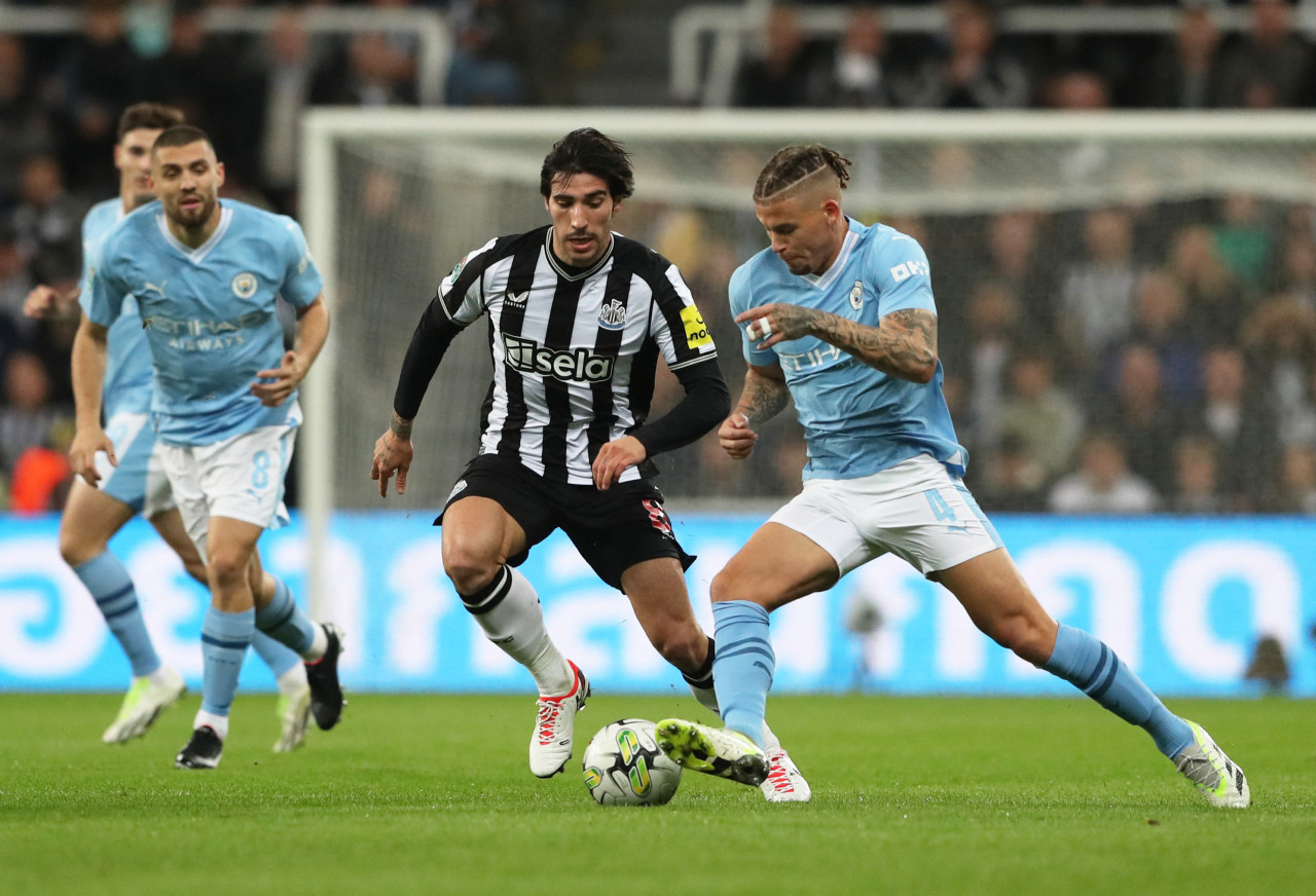 Carabao Cup, Newcastle vs. Manchester City. Foto: REUTERS.