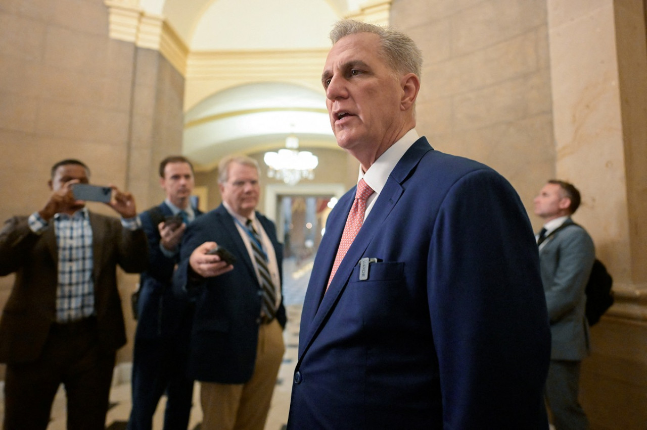 Kevin McCarthy, presidente republicano de la Cámara de Representantes. Foto: Reuters.