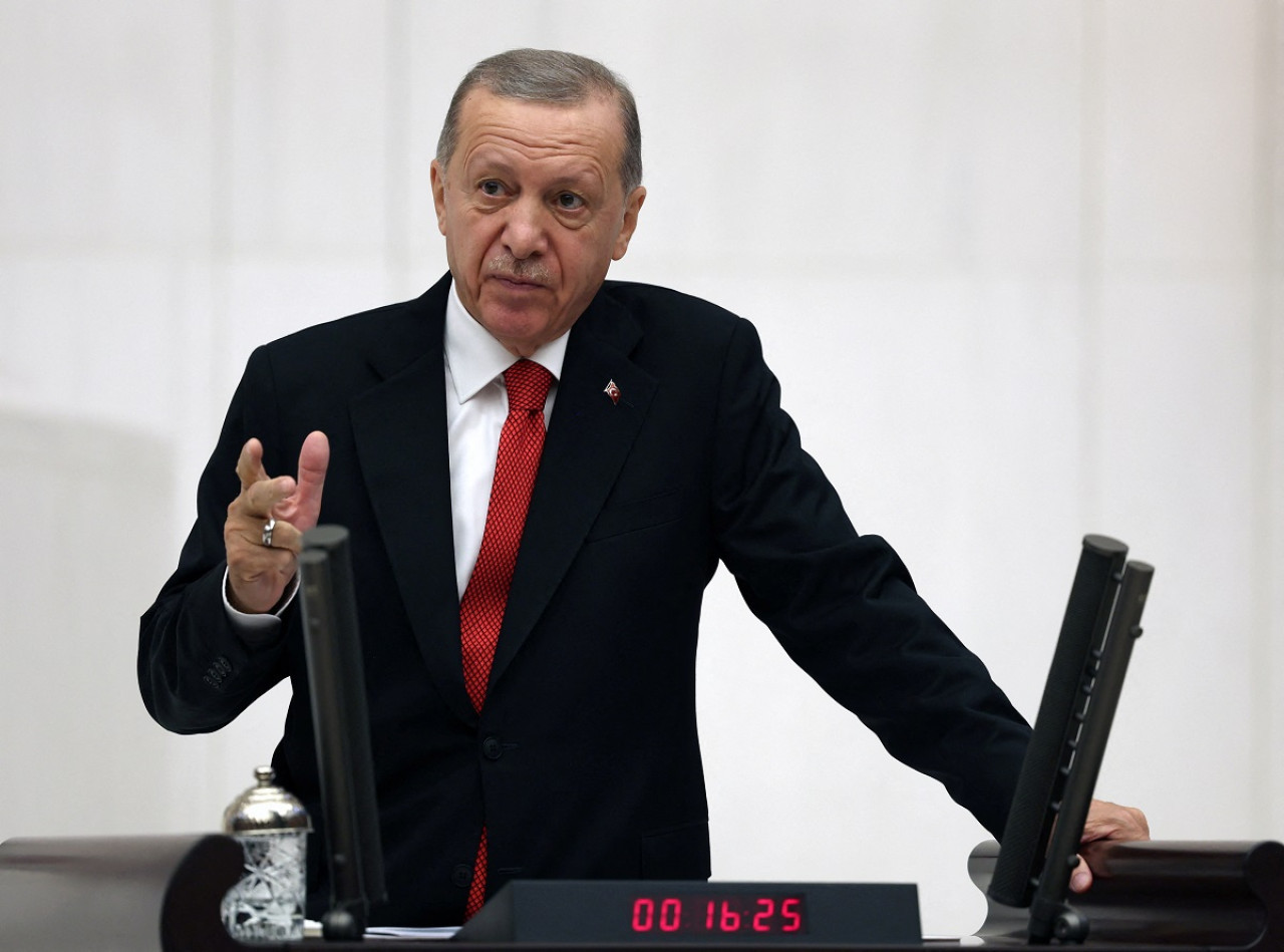 Recep Tayyip Erdogan advirtió a Siria por el atentado contra el Ministerio del Interior en Ankara. Foto: Reuters.