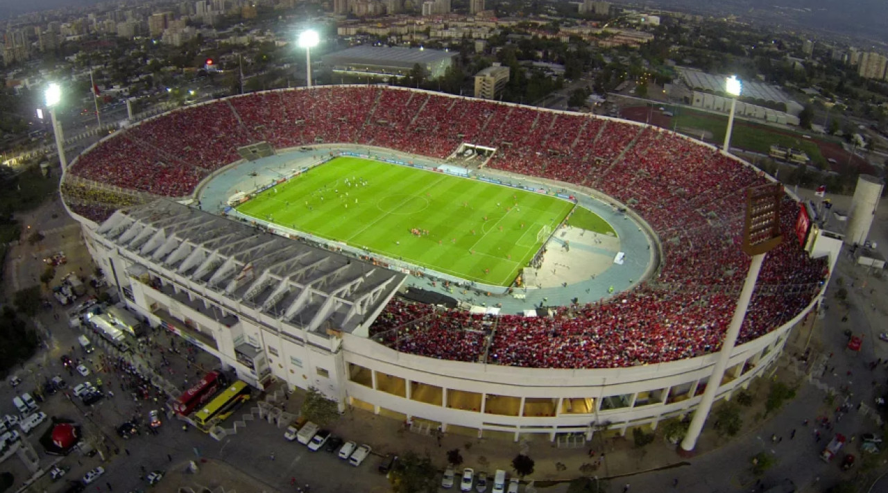 El estadio Nacional de Chile. Foto: gentileza Agencia Uno
