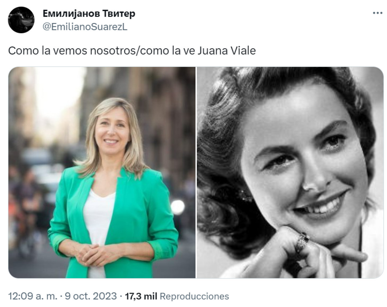 Los memes ante la confusión de Juana Viale. Foto: Twitter.