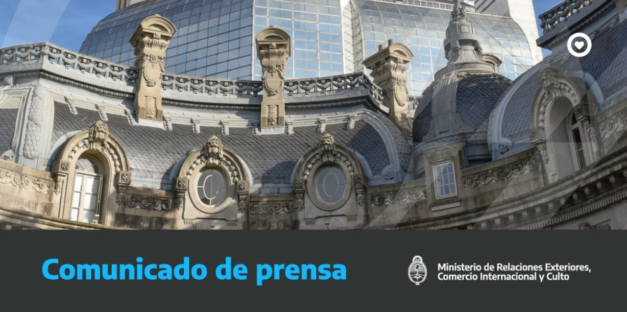 Palacio San Martín, Cancillería Argentina. Foto: Ministerio de Relaciones Exteriores, Comercio Internacional y Culto..