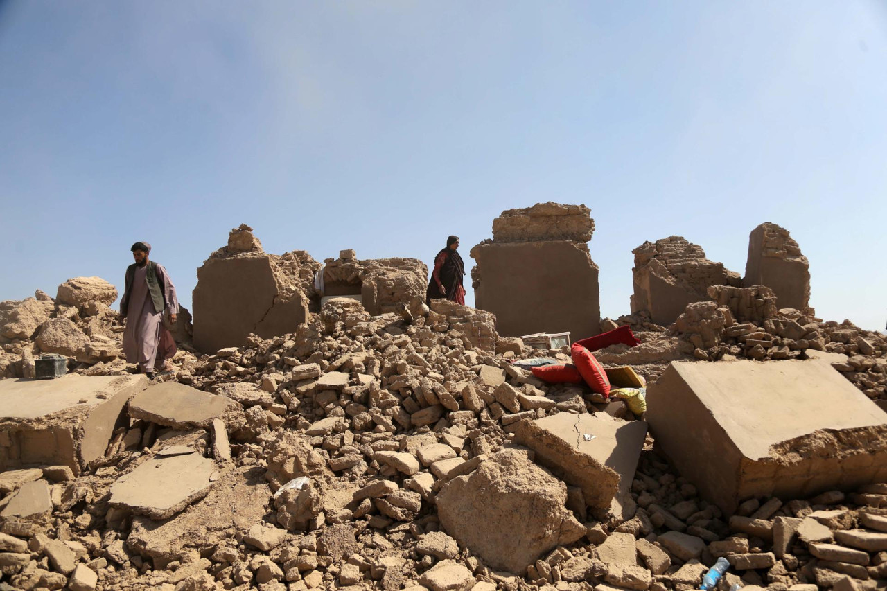 Terremoto en Afganistán. Foto: EFE.