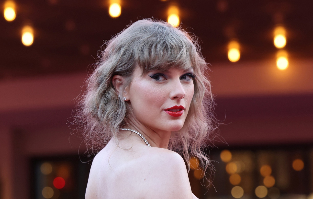 Taylor Swift asistió al estreno de su documental en Los Ángeles. Foto: Reuters.