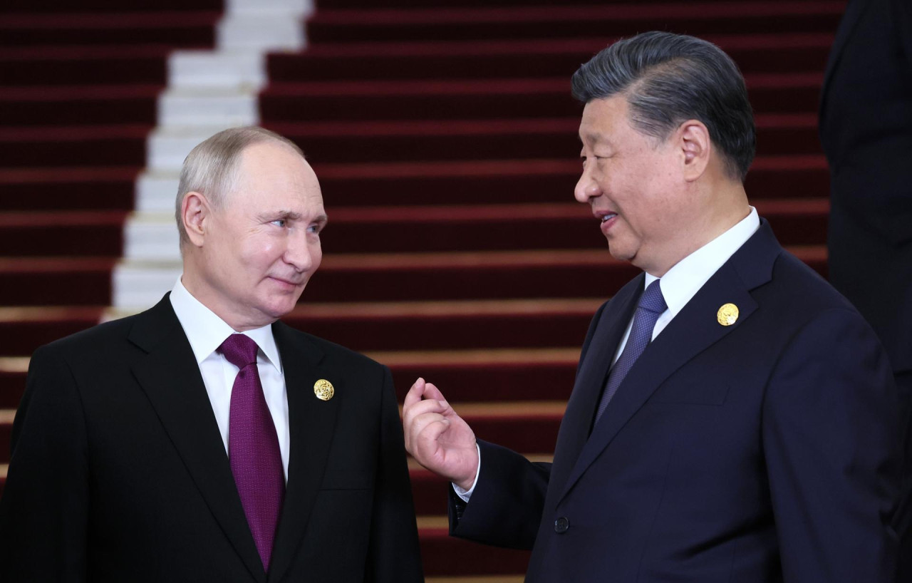 Vladímir Putin y Xi Jinping. Foto: EFE.