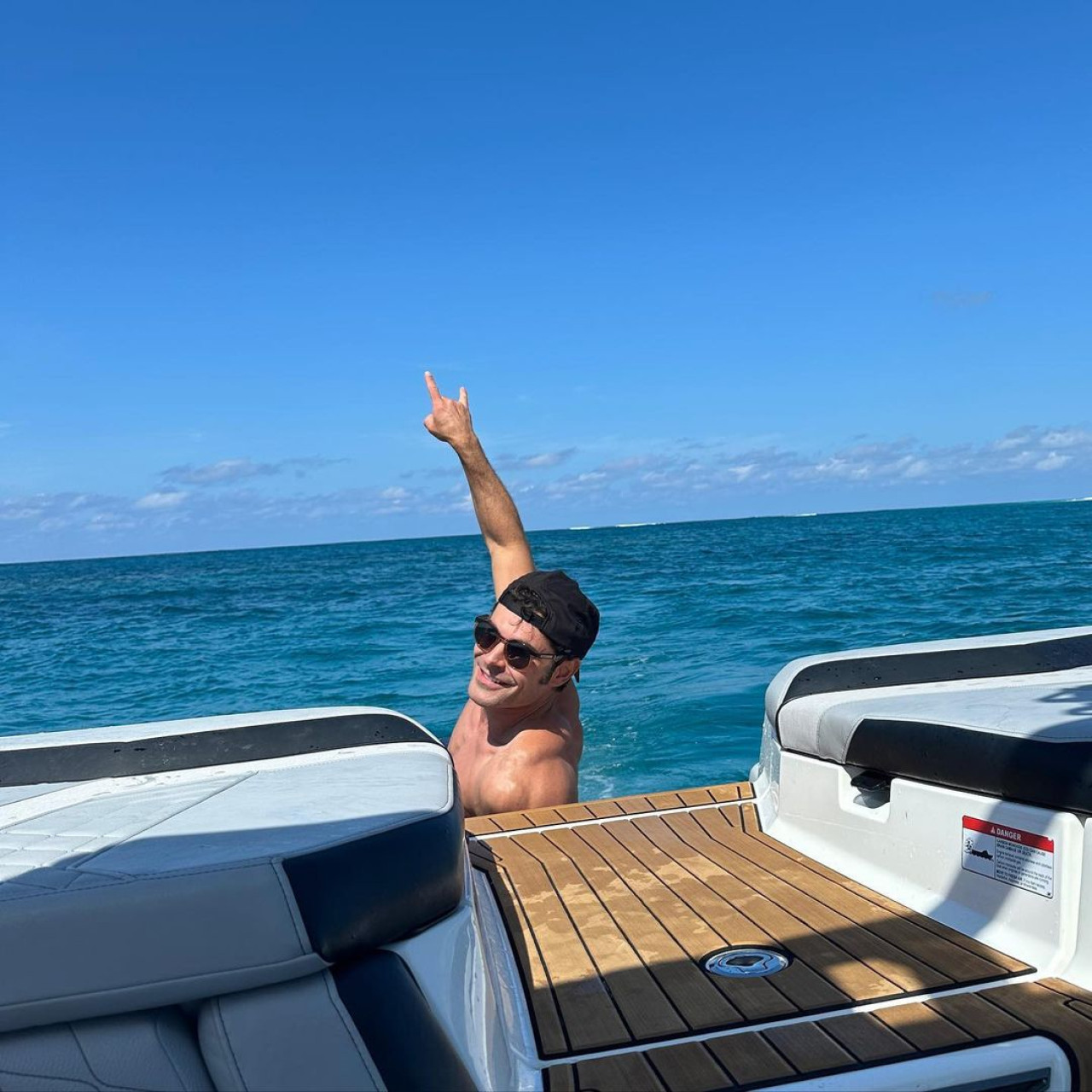 Zac Efron en sus redes sociales. Foto Instagram