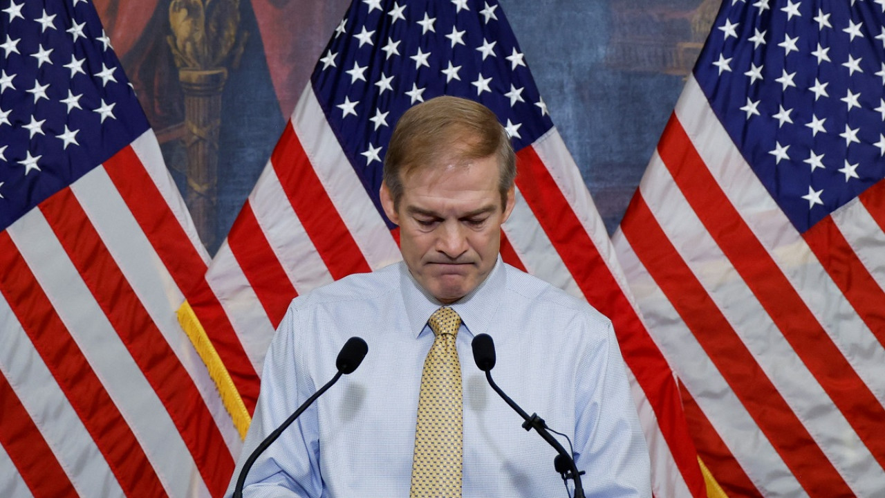Jim Jordan dejó de ser candidato para la Cámara Baja de EEUU. Foto: Reuters.