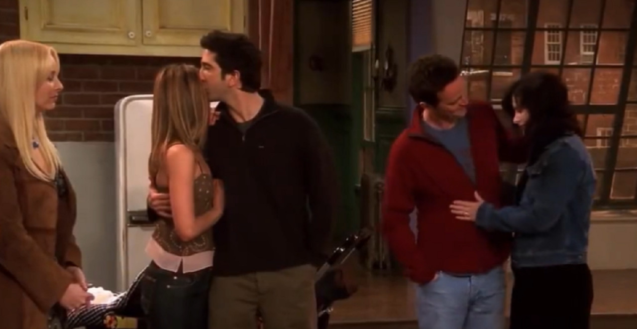 El final de "Friends". Foto: captura video.