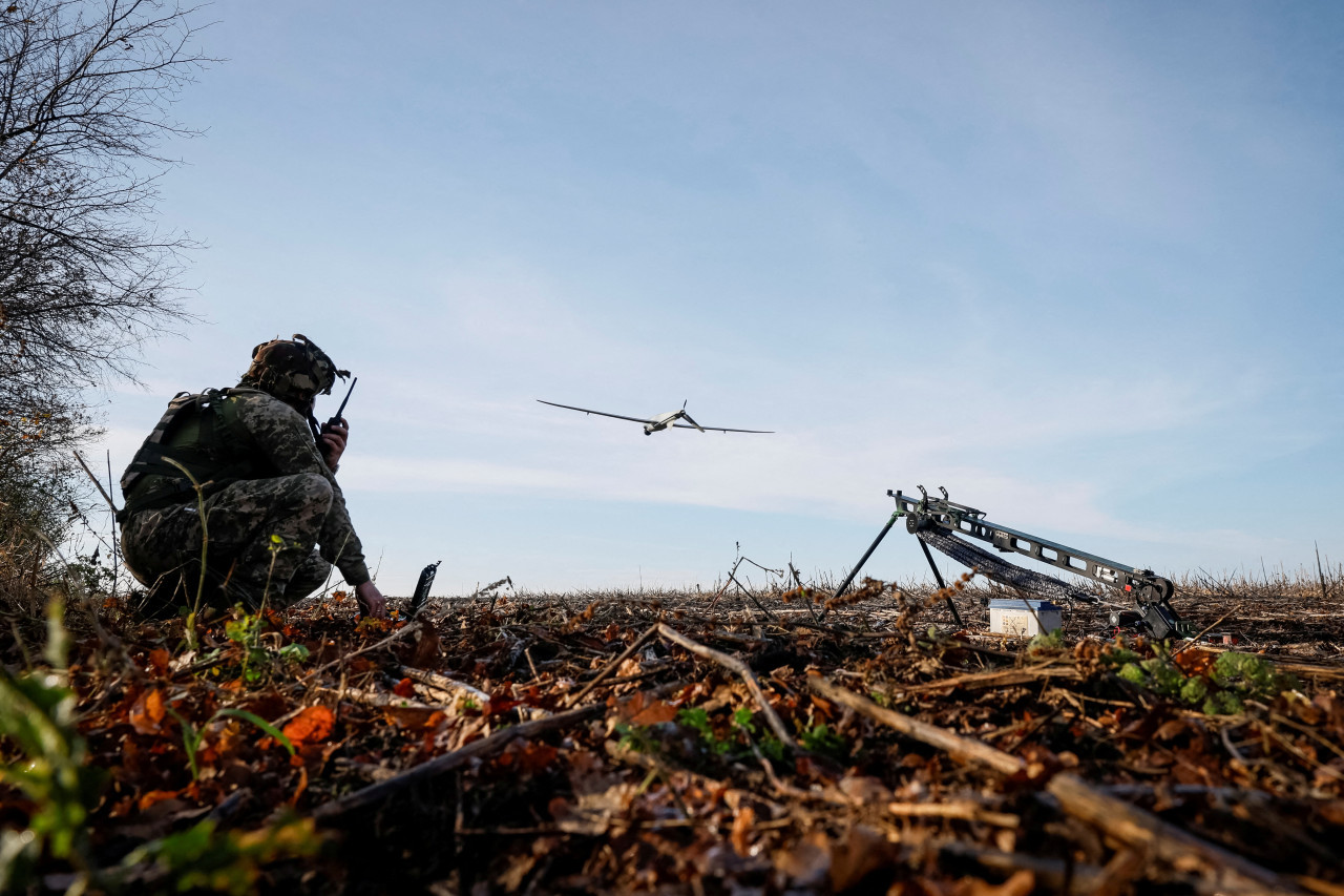 Prueban drones shark en el Ejército ucraniano. Foto: Reuters.