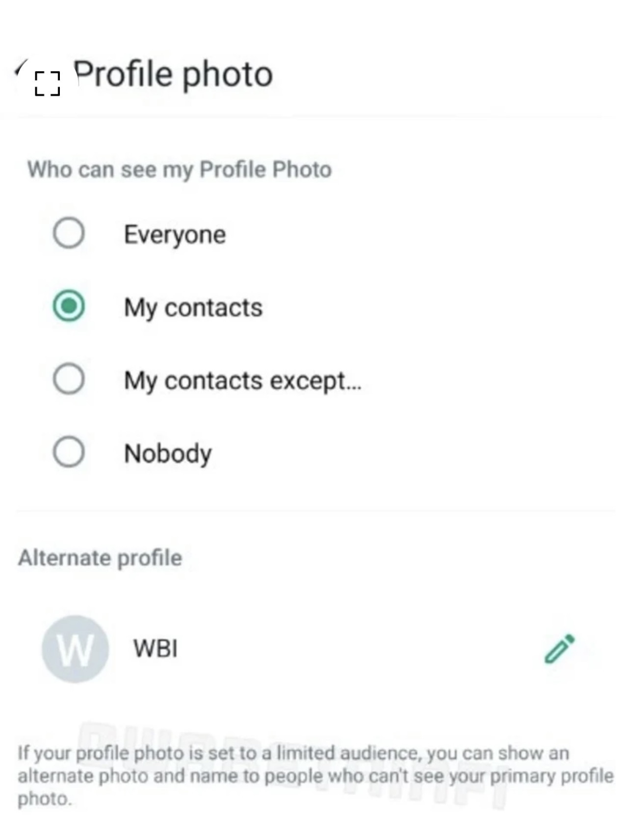 Nueva función de Whatsapp: así será la opción para elegir dos fotos de perfil. Foto WABetaInfo