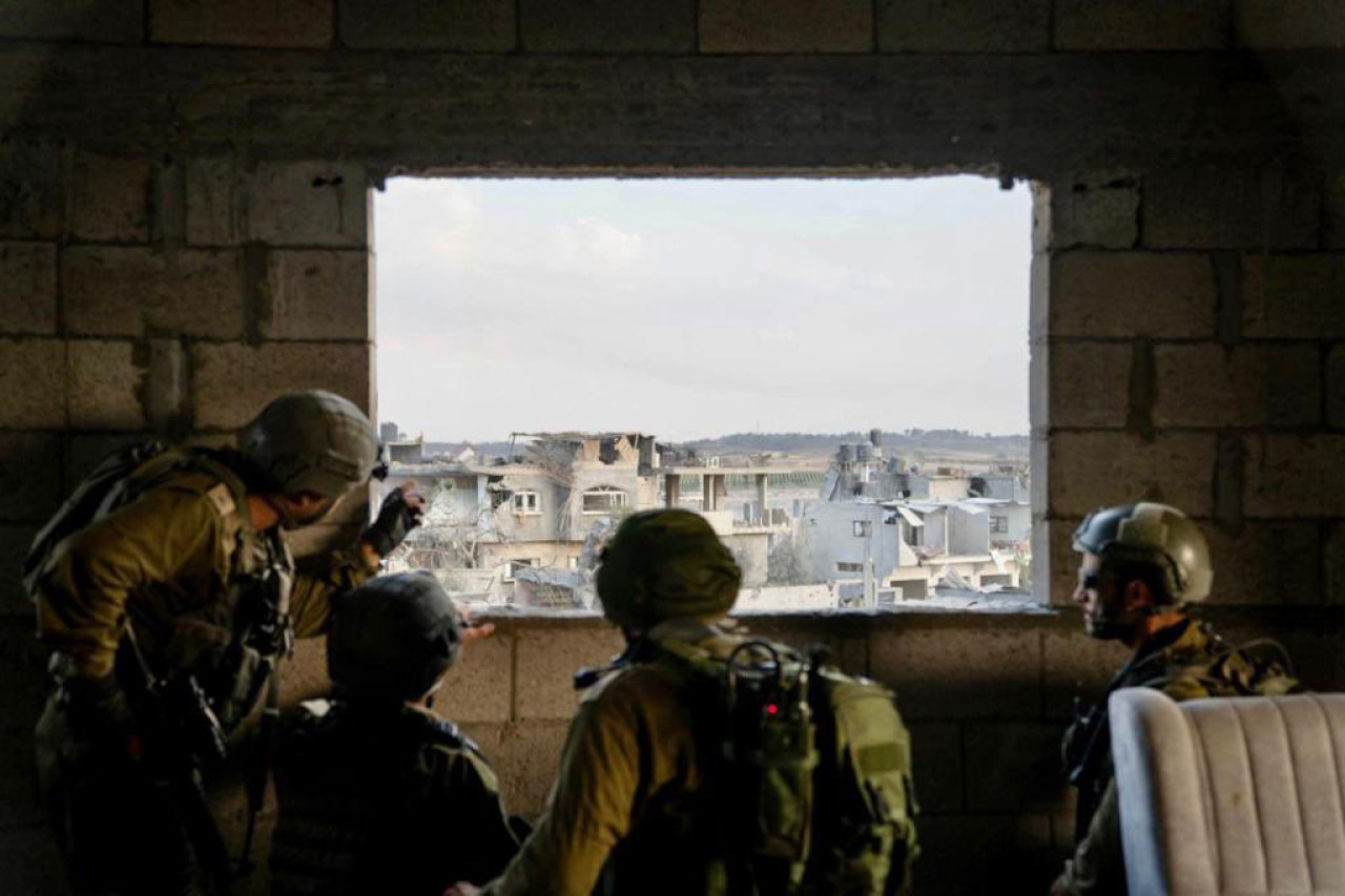 Soldados israelíes en la Franja de Gaza: Foto: X @idfonline
