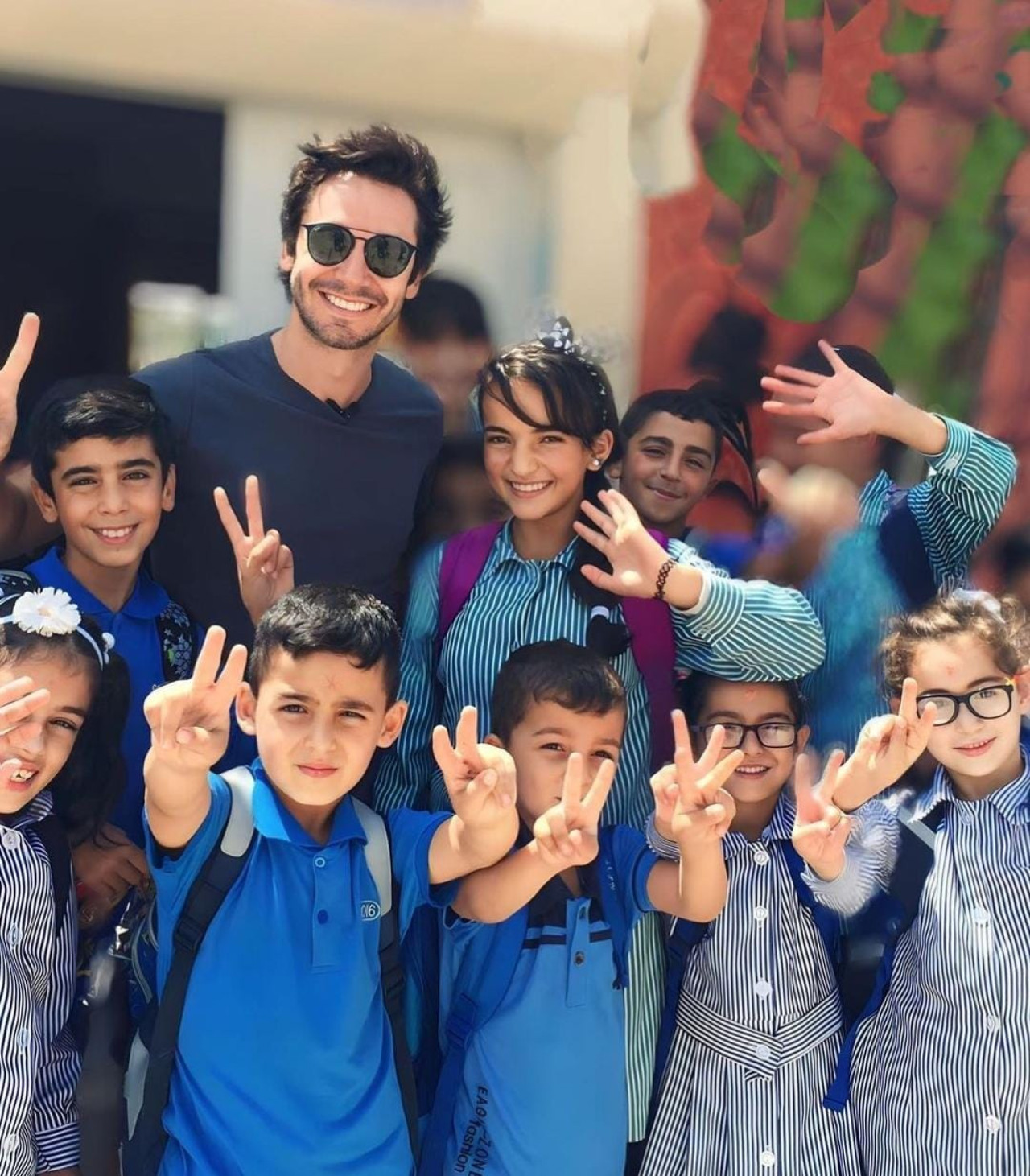 Vicuña recordó su viaje humanitario a Palestina. Foto: Instagram (benjaminvicunaok).