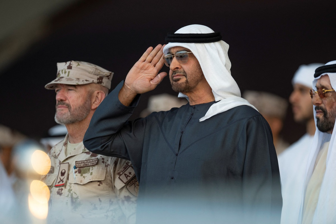 Mohamed bin Zayed, presidente de Emiratos Árabes Unidos. Foto: Reuters.