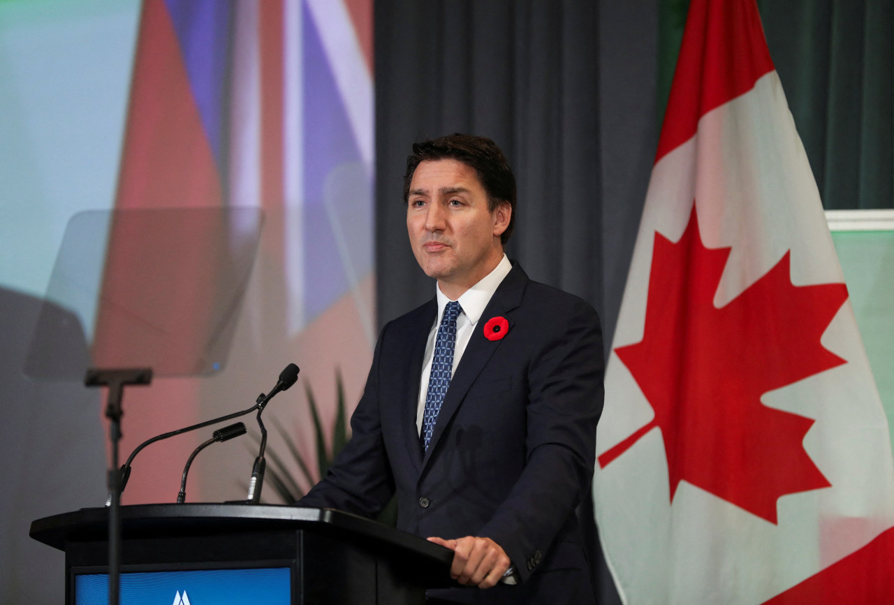 Justin Trudeau, primer ministro de Canadá. Foto: REUTERS.