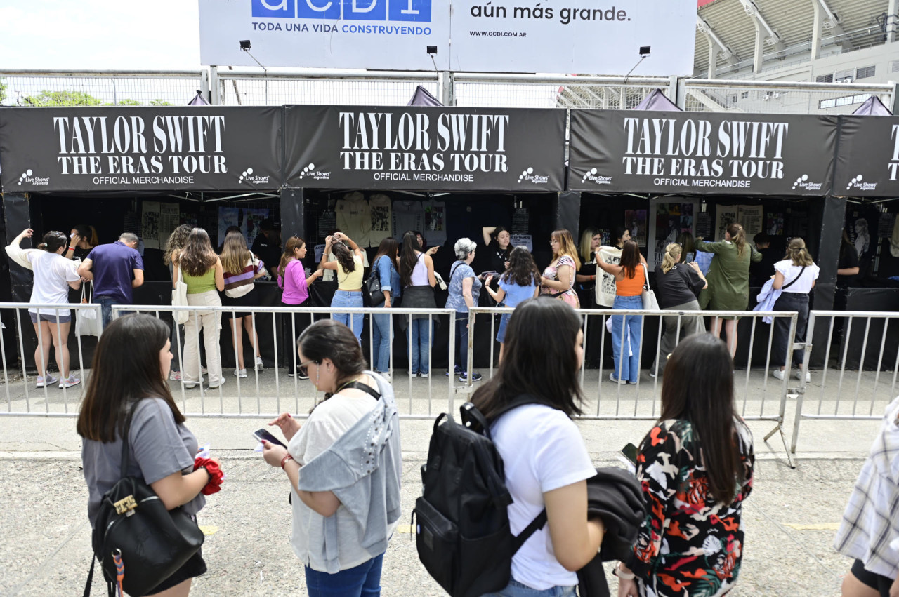 Argentina se prepara para los tres conciertos de Taylor Swift ofrecerá en Buenos Aires. EFE