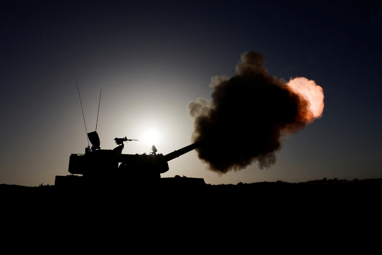 Tanque de guerra; conflicto en Medio Oriente. Foto: Reuters