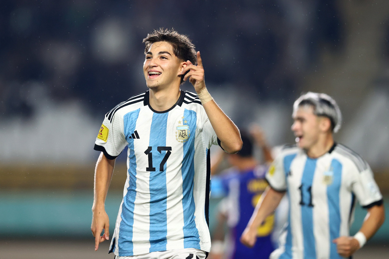 Selección Argentina Sub 17. Foto: NA