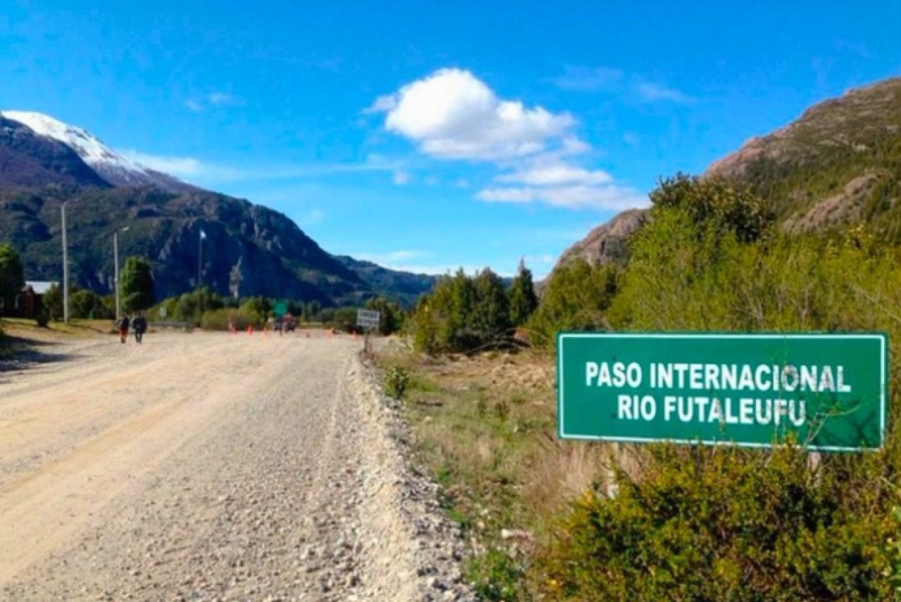Paso Futaleufú - Chubut. Foto: NA