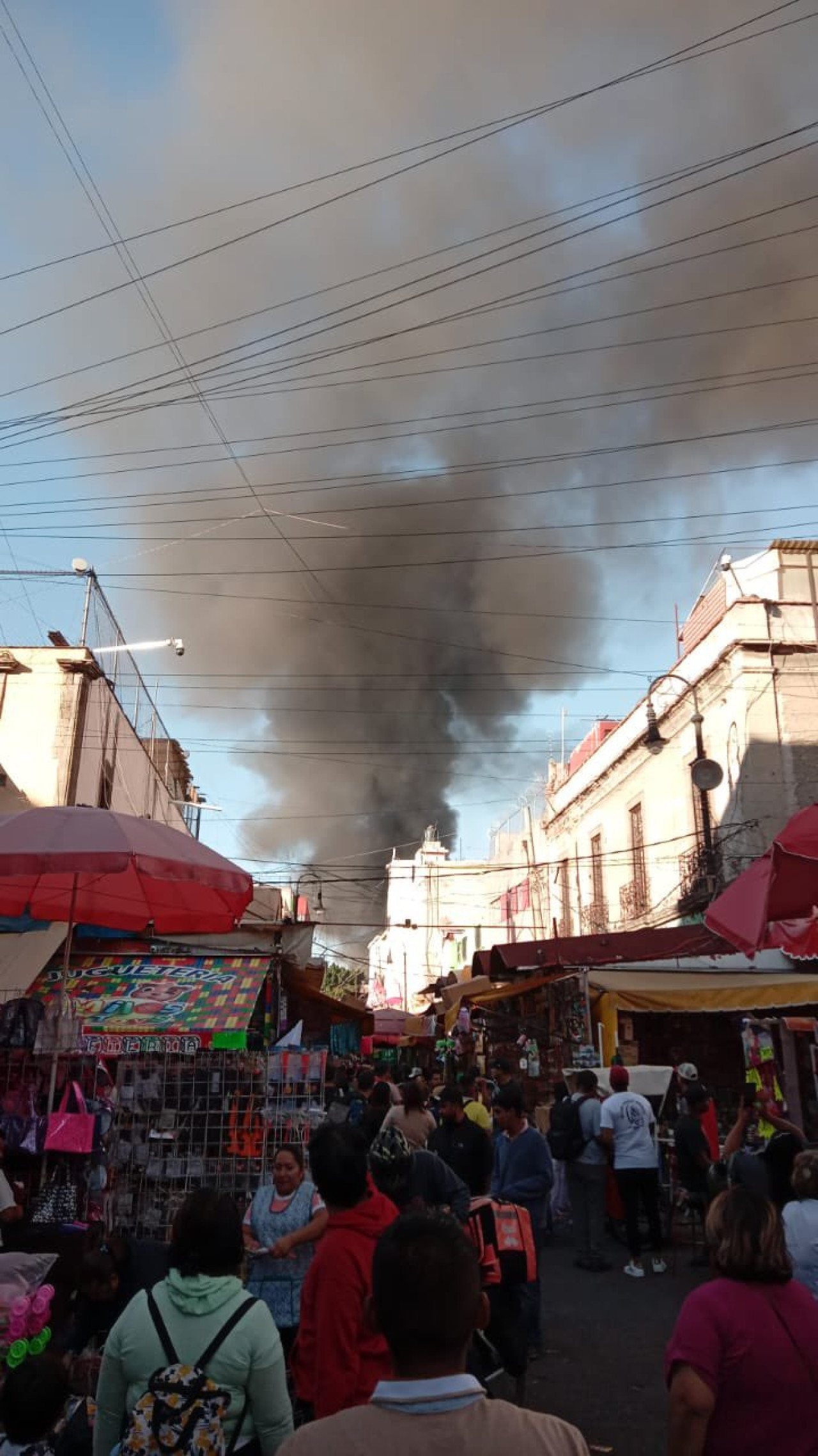 Incendio en México. Foto: Twitter.